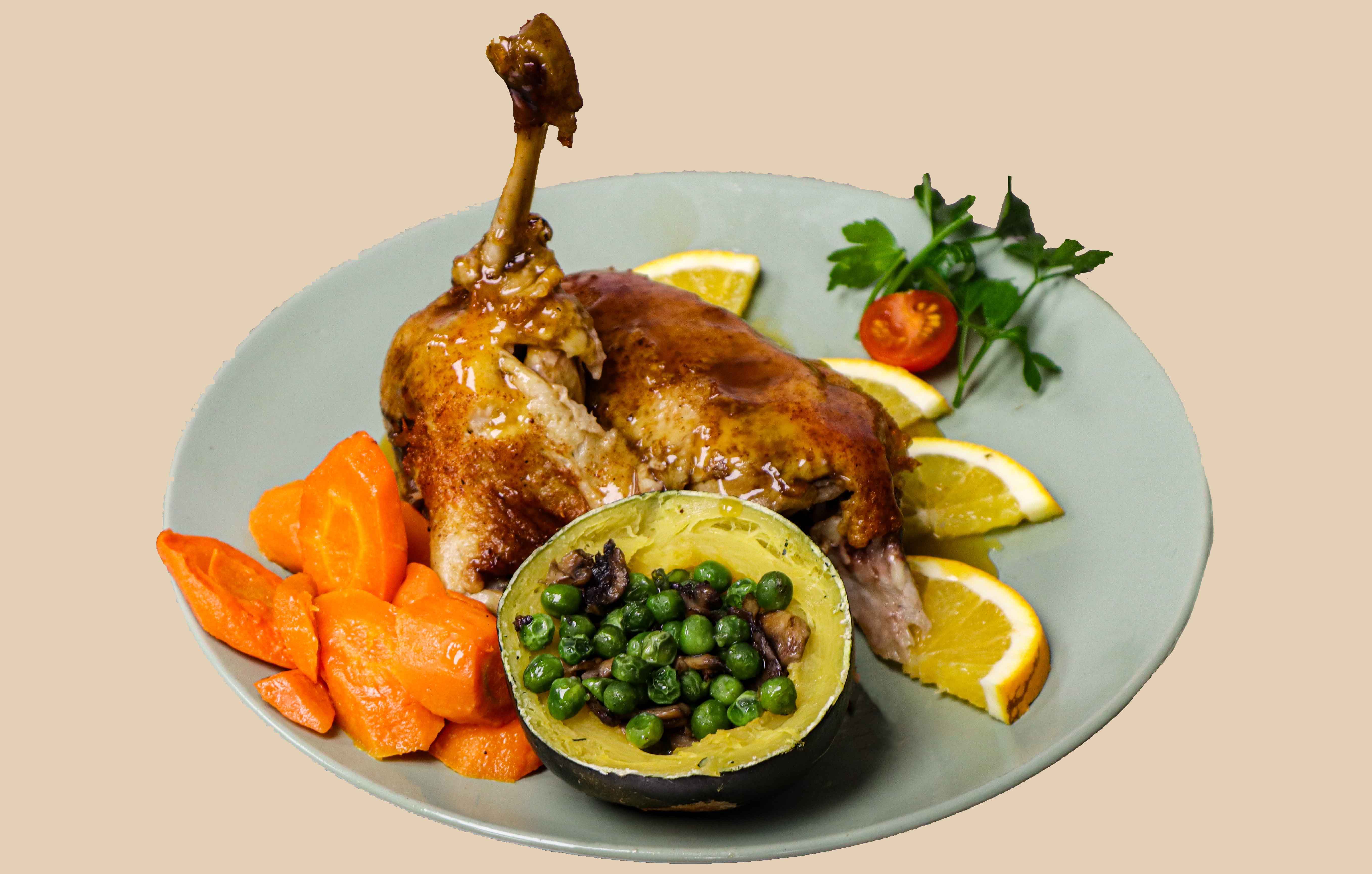 Slow-Roasted Duck